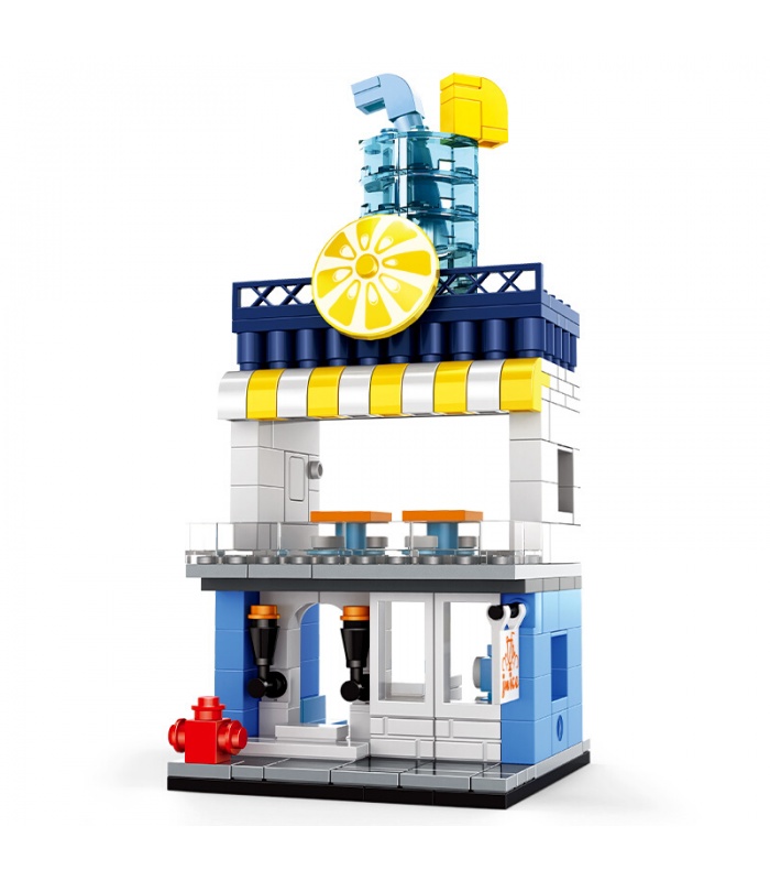 WANGE Street View Mini Architecture Set of 5 2310-2314 Building Blocks Toy Set