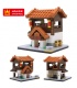WANGE Mini Chinese Street View Set of 6 2315-2320 Building Blocks Toy Set
