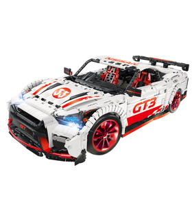 Custom Technic Nissan GT-R GT3 빌딩 벽돌 장난감 세트 3408 개