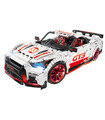 Kundenspezifische Technologie Nissan GT-R GT3 Bausteine Spielzeug Set 3408 Stück
