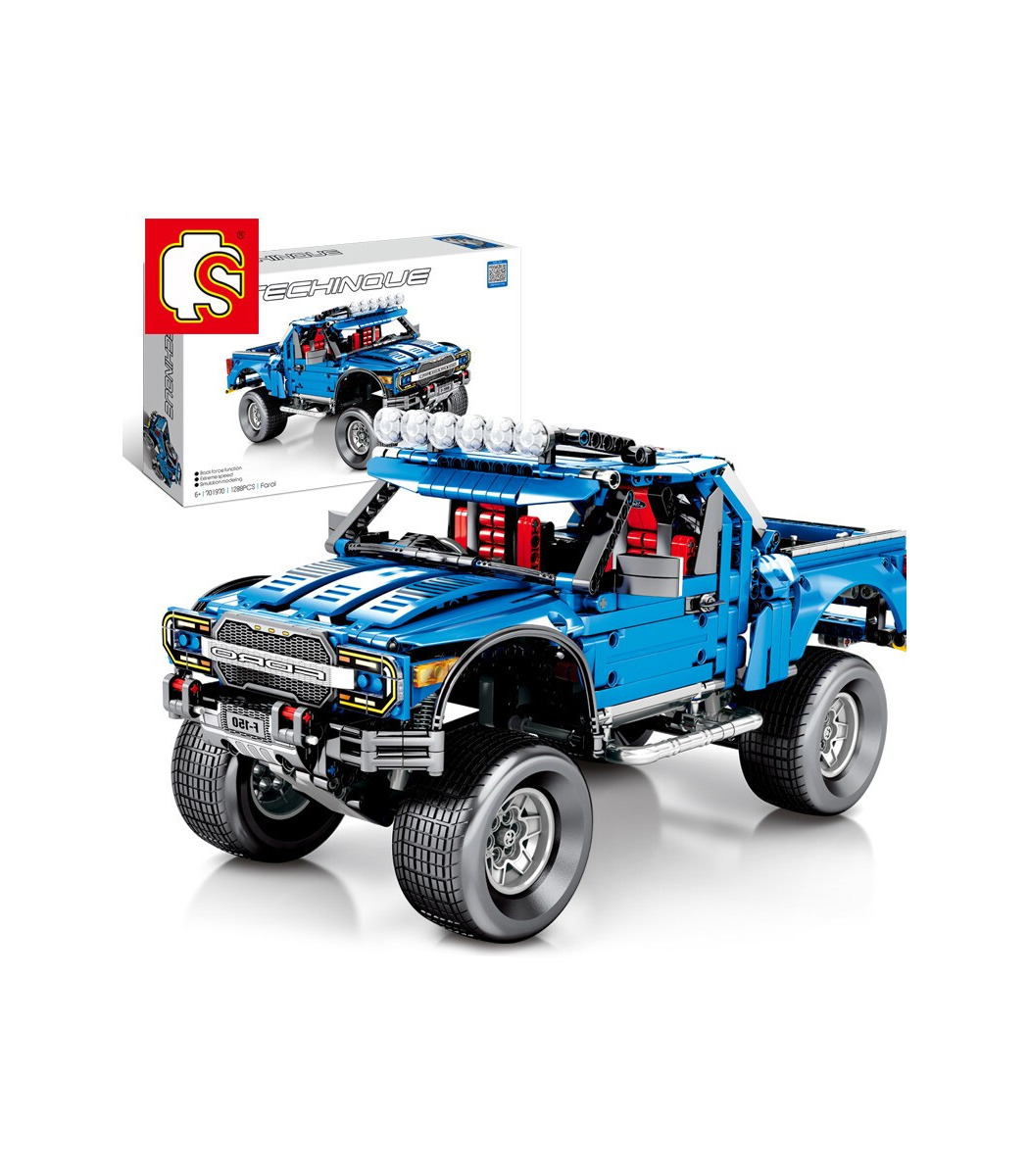 Sembo 701970 F 150 Raptor Pickup Truck Schepper Building Blocks