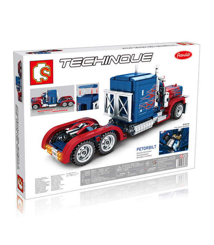 Sembo 701803 Peterbilt Optimus Prime De Camiones De Bloques De Construcción De Juguete Set