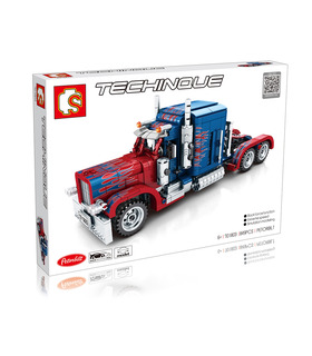 Sembo 701803 Peterbilt Optimus Prime Camion Blocs De Construction Jouets Jeu