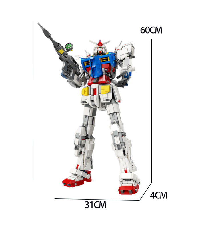 Custom Super 18k Gundam 1:60 RX78-2 Building Bricks Toy Set 3500 Pieces