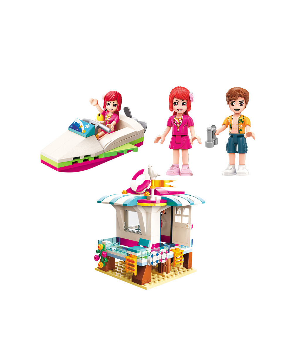 Aufklaren 2019 Strand Beihilfen Building Blocks Spielzeug Set