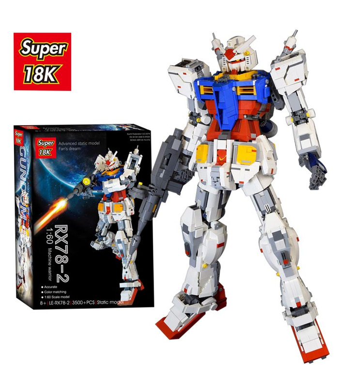 Personalizado Super 18k Gundam 1:60 RX78-2 bloques de Construcción de Juguete Set de 3500