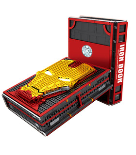 Custom Iron Book Memorial Hall of Armor With Minifigures Building Blocks Toy Set 2615