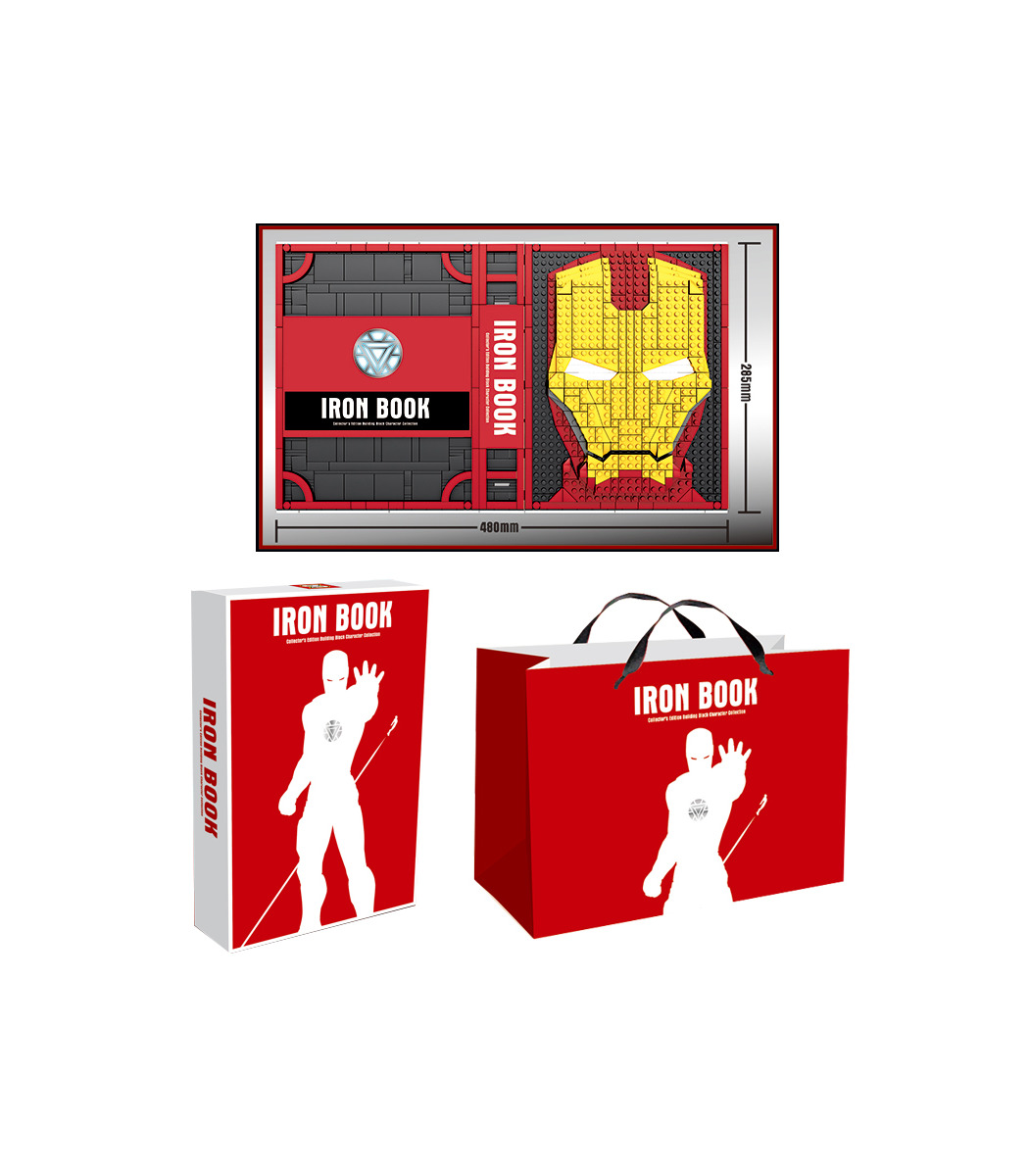 Iron man sales book lego