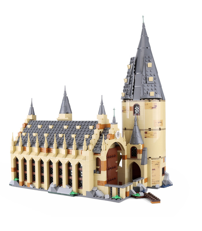 Custom Hogwarts Great Hall Building Bricks Toy Set 926 Pieces