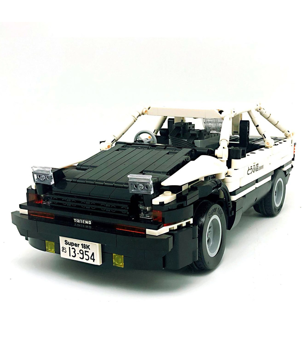 Fujiwara 86 Initial D Toyota Corolla Sprinter AE86 Trueno Fits Lego 21103 Rare