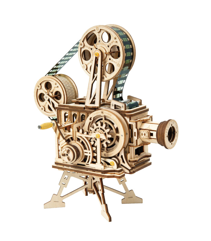 ROKR 3D Puzzle Film Projector Vitascope Wooden Building Toy Kit