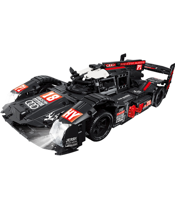 Custom Audi R18 Super Racing Car MOC Building Bricks Toy Set 1928 Pieces