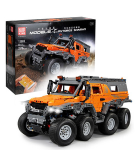 MOULD KING 13088 Avtoros Shaman 8x8 Siberia Off-Road Vehicle Remote Control Building