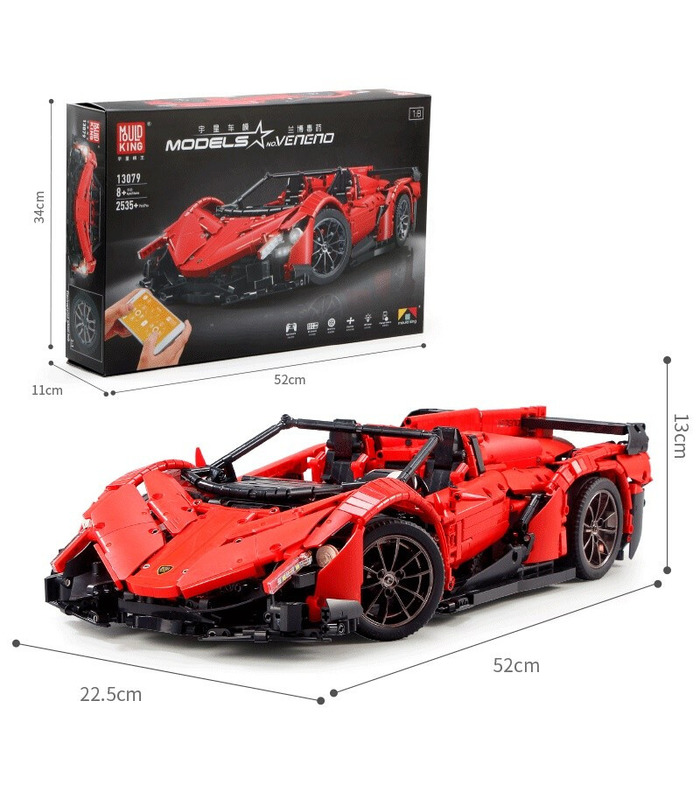 FORM KÖNIG 13079 Lamborghini Veneno Supercar Fernbedienung Bausteine Spielzeugset