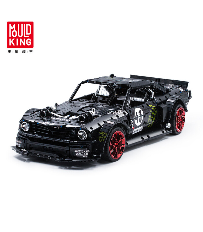 MOULD KING 13108D Ford Mustang Hoonicorn Remote Control Building Blocks Toy Set