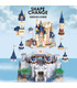 MOULD KING 13132 Paradise Disney Castle MOC Building Blocks Toy Set