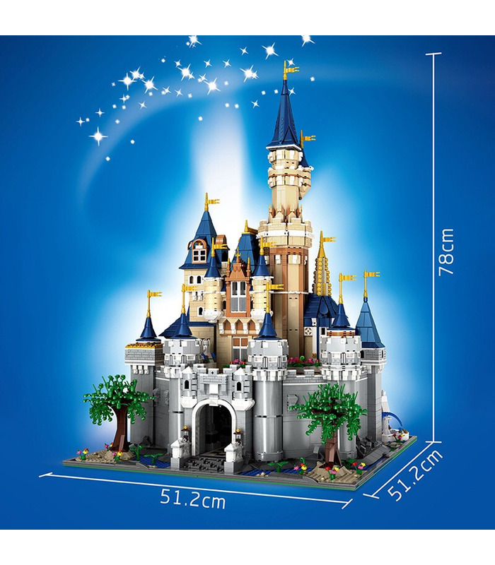 MOLD KING 13132 Paradies Disney Castle MOC Bausteine Spielzeugset