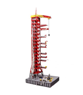 カスタムJ79002アポロサターンV型発射台タワー建物の煉瓦玩具セット3561個