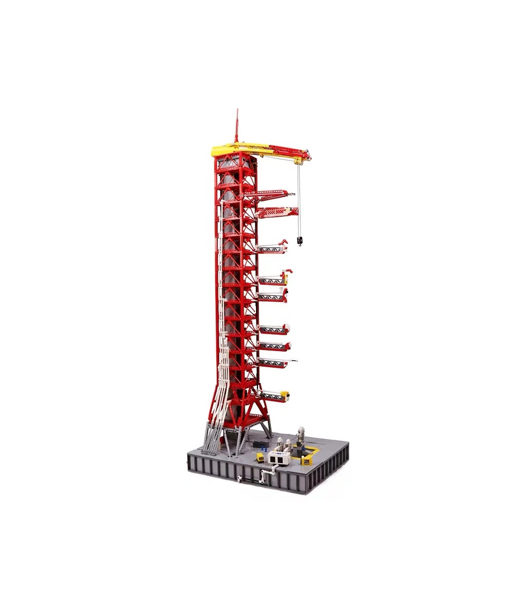 Custom Saturn V Launch Pad Tower Building Bricks Toy 3561 Pieces - BuildingToyStore.com
