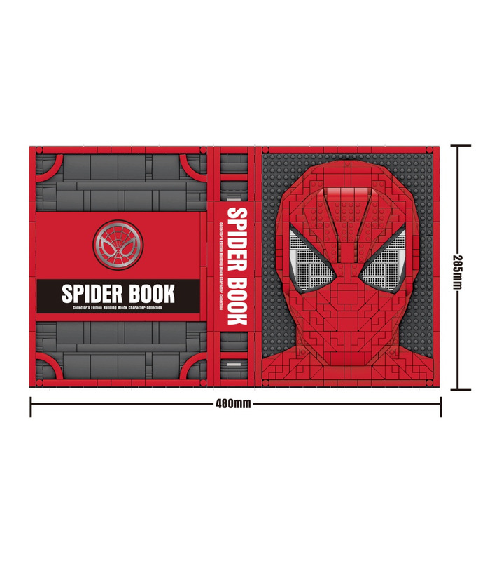 Custom Spider-Man Collections Book With Spiderman Minifigures Building Blocks Toy Set