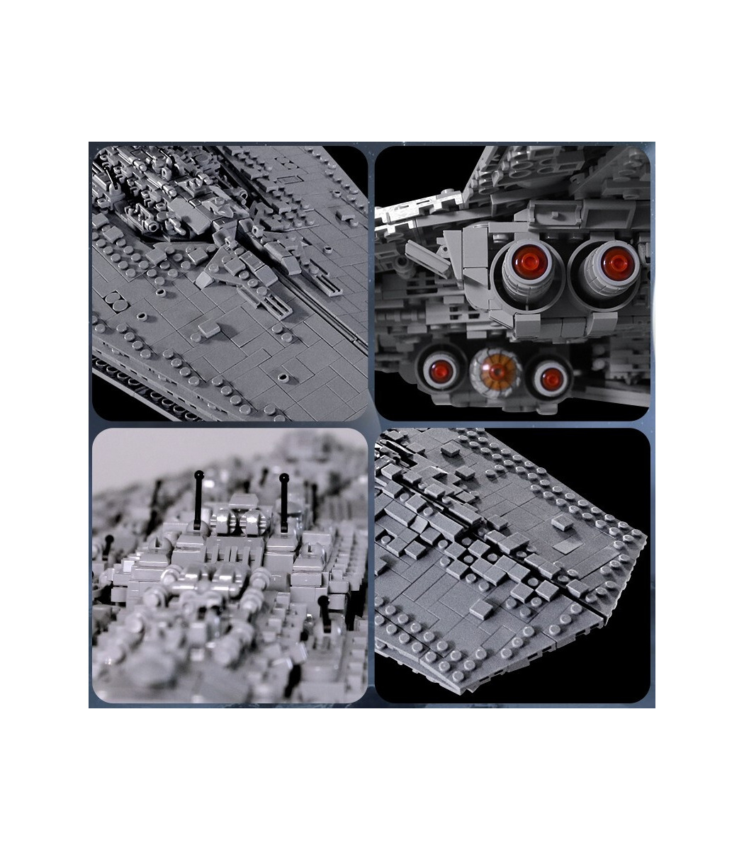  Mould King 13134 Star Plan ：A New Hope Executor Class Star  Dreadnought Ship Super Star Destroyer Building Blocks Toy to Build and  Display Kit for 8-14 Boys Collection As Adult Kid
