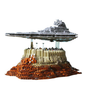 Benutzerdefiniertes Sternenzerstörer-Imperium über Jedha City Star Wars Bausteine Spielzeugset 5098 Teile