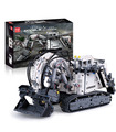 Mould King 13130 Technology Liebherr Terex RH400 Excavator Remote Control Building Blocks Toy Set
