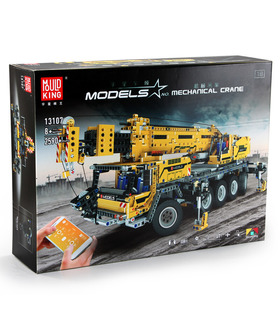 Mould King 13107 Technic Mobile Crane Mk II Remote Control Building Blocks Toy Set