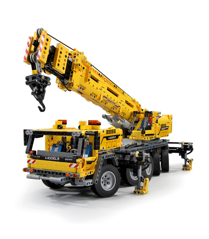 Mould King 13107 Technic Mobile Crane Mk II Remote Control Building Blocks Toy Set