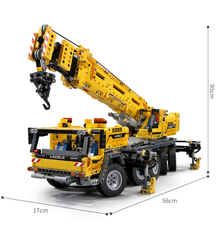 Mold King 13107 Technic Mobilkran Mk II Fernbedienung Bausteine Spielzeugset