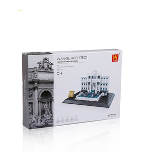 WANGE Architecture Fontana di Trevi Building 4212 Building Blocks Toy Set