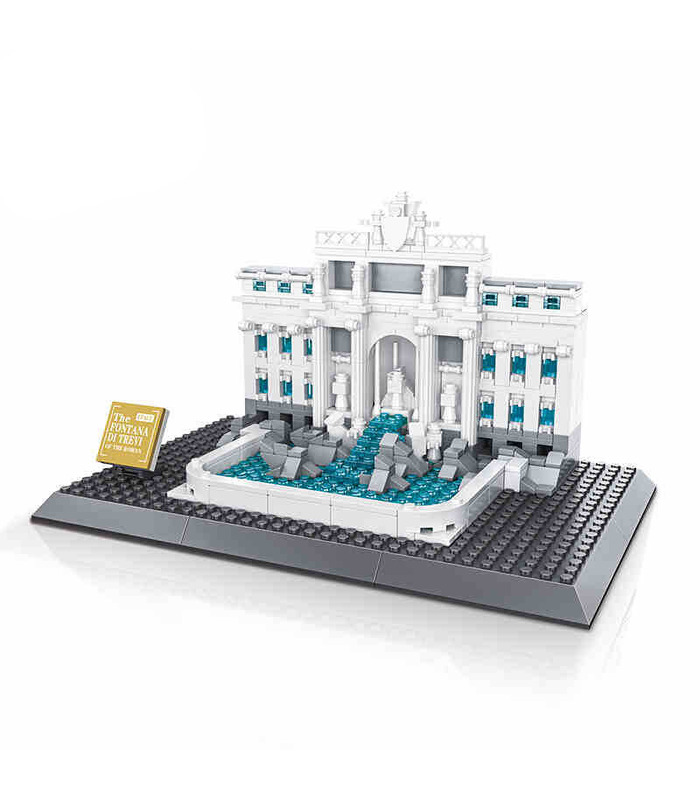 WANGE Architecture Fontana di Trevi Building 4212 Building Blocks Toy Set