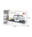 WANGE Architecture de Washington, la Maison Blanche 4214 Blocs de Construction Jouets Jeu