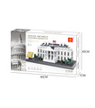 WANGE建築ワシントンホワイトハウス4214ビルブロック玩具セット