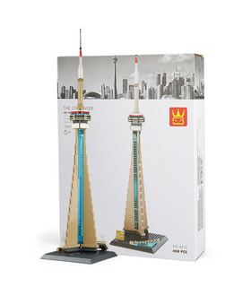 WANGE Architecture CN Tower Toronto Canada Building 4215 Building Blocks Toy Set