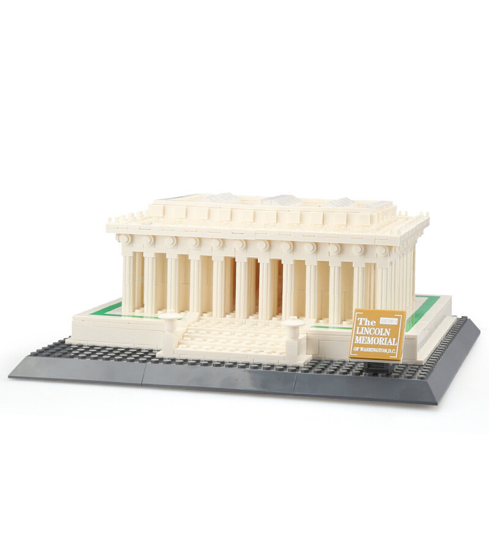 WANGE Architecture Lincoln Memorial Building 4216 Building Blocks Toy Set