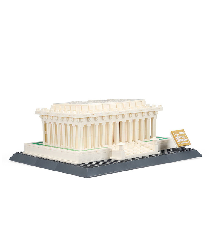 WANGE Architecture Lincoln Memorial Building 4216 Building Blocks Toy Set