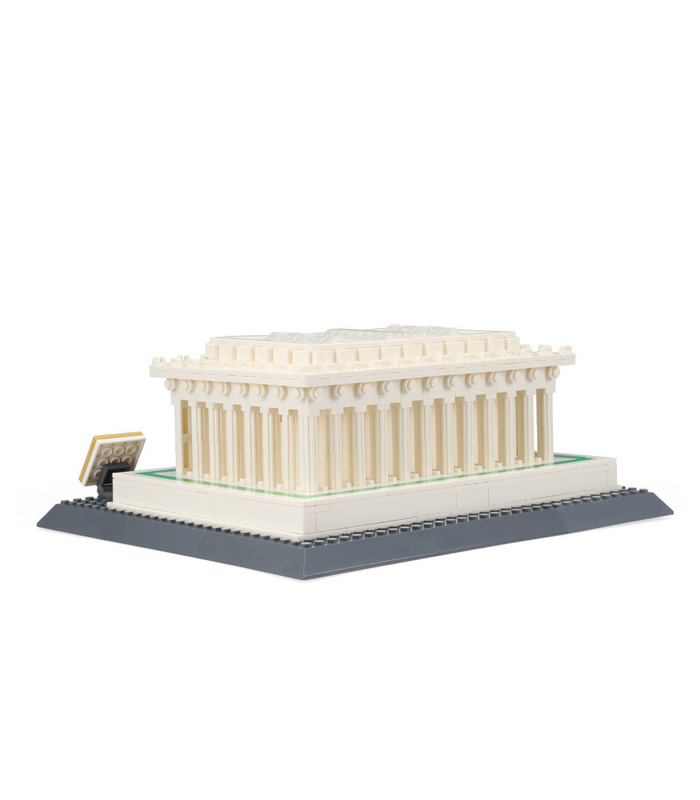 WANGE Architecture Lincoln Memorial Building 4216 Building Blocks Toy Set