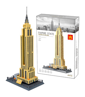 WANGE l'Architecture de l'Empire State Building 5212 Blocs de Construction Jouets Jeu