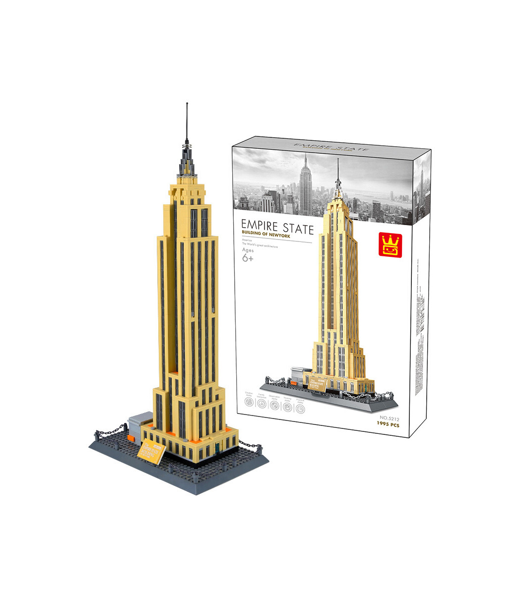 Lego empire state top building pieces