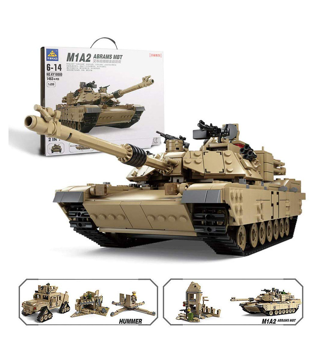 Building Blocks Set US Army Battle Military War Tank/Hummer Model Technics Toys 