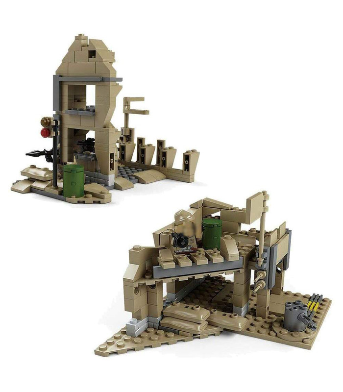 KAZI M1A2 Abrams Tank Hummer 2-in-1 Military Building Blocks Toy Set