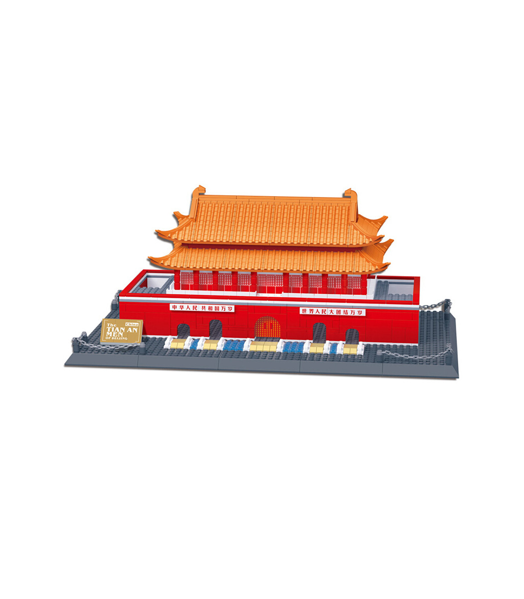 WANGE Architecture 北京天安門広場 5218 ビルディングブロック玩具