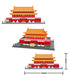 WANGE Architecture The Beijing Tiananmen Square 5218 Building Blocks Toy Set