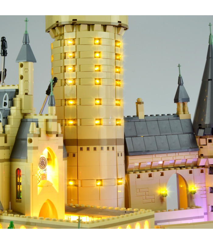 Kit d'éclairage Pour Harry Potter Hogwarts Castle Set de projecteurs à LED 71043