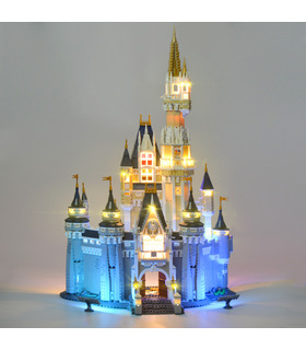 Kit d'éclairage Pour le Château de Disney Set de projecteurs à LED 71040