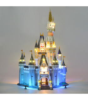 Light Kit For Disney Castle LED Lighting Set 71040