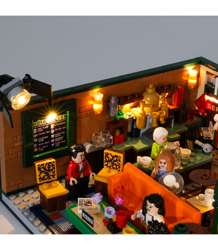 Kit d'éclairage Pour les Amis Central Perk Set de projecteurs à LED 21319