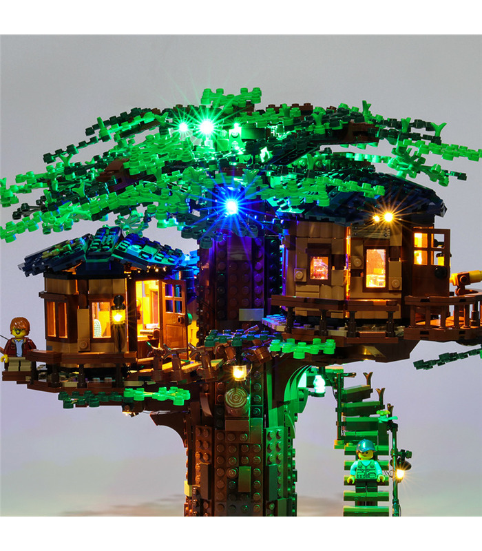 Kit d'éclairage Pour la Maison de l'Arbre Set de projecteurs à LED 21318