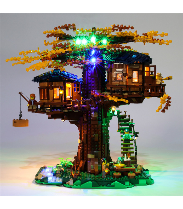 Kit d'éclairage Pour la Maison de l'Arbre Set de projecteurs à LED 21318